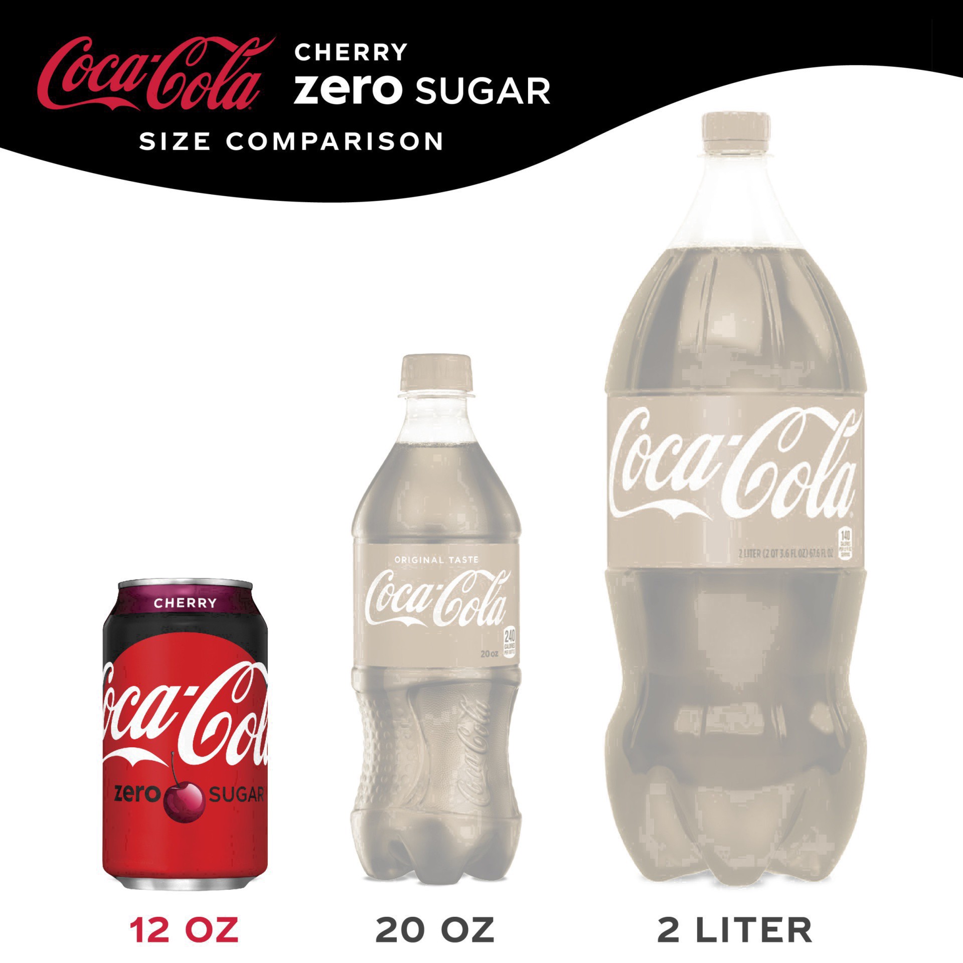 slide 130 of 173, Coca-Cola® zero sugar, cherry, 12 ct; 12 fl oz