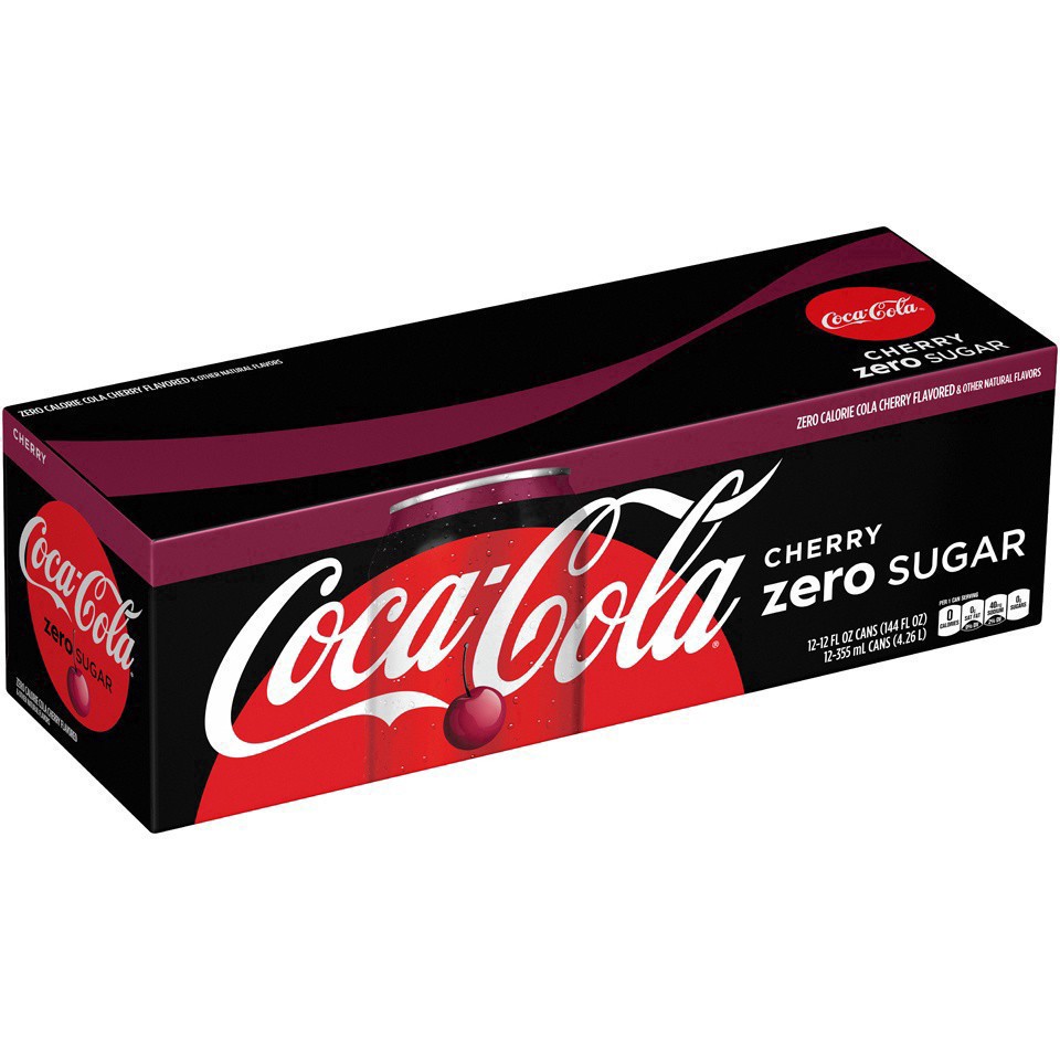 slide 135 of 173, Coca-Cola® zero sugar, cherry, 12 ct; 12 fl oz