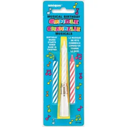 Unique Industries Twist-On Musical Birthday Candle