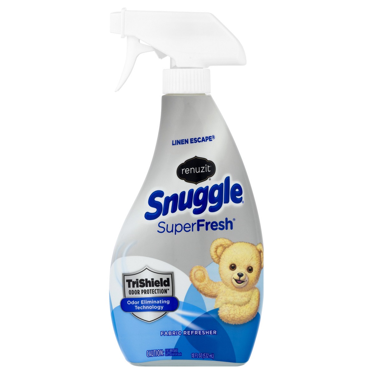 slide 1 of 9, Snuggle Super Fresh Odor Eliminating Technology Linen Escape Fabric Refresher 18.0 oz, 18 oz