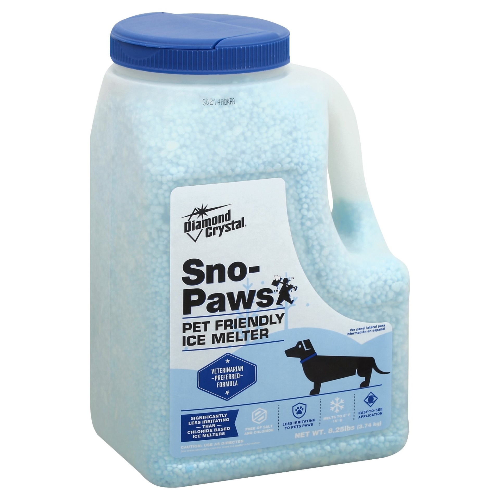 slide 1 of 2, Diamond Crystal Sno Paws Ice Melt Plastic Jug - 8.25 LB, 8.25 lb