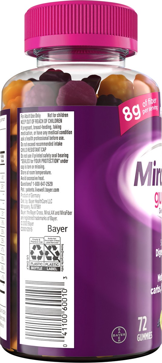 slide 3 of 7, MIRAFIBER Gummies 72ct., 72 ct