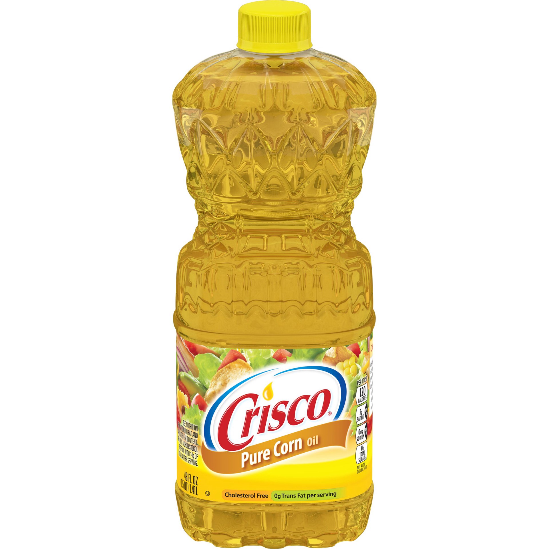 slide 1 of 5, Crisco Pure Corn Oil 48 oz, 48 oz