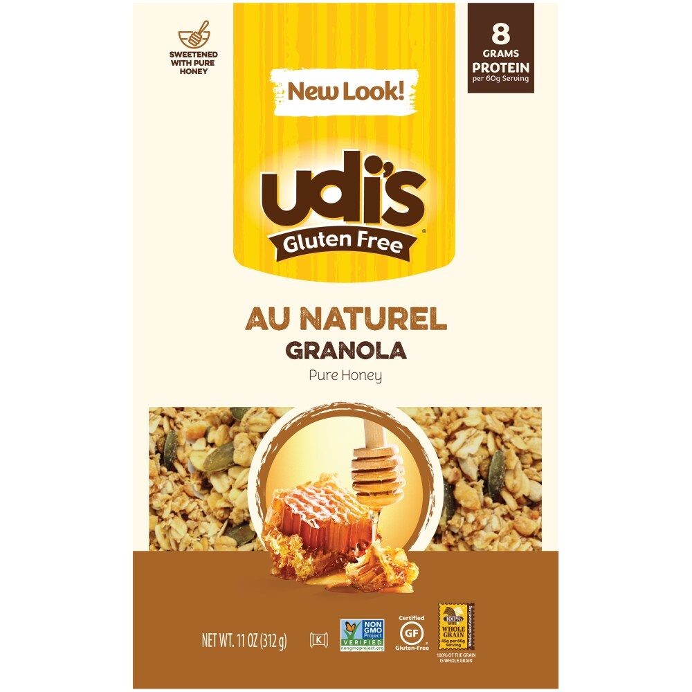 slide 1 of 1, Udis Gluten Free Granola Simple Au Naturel, 12 oz