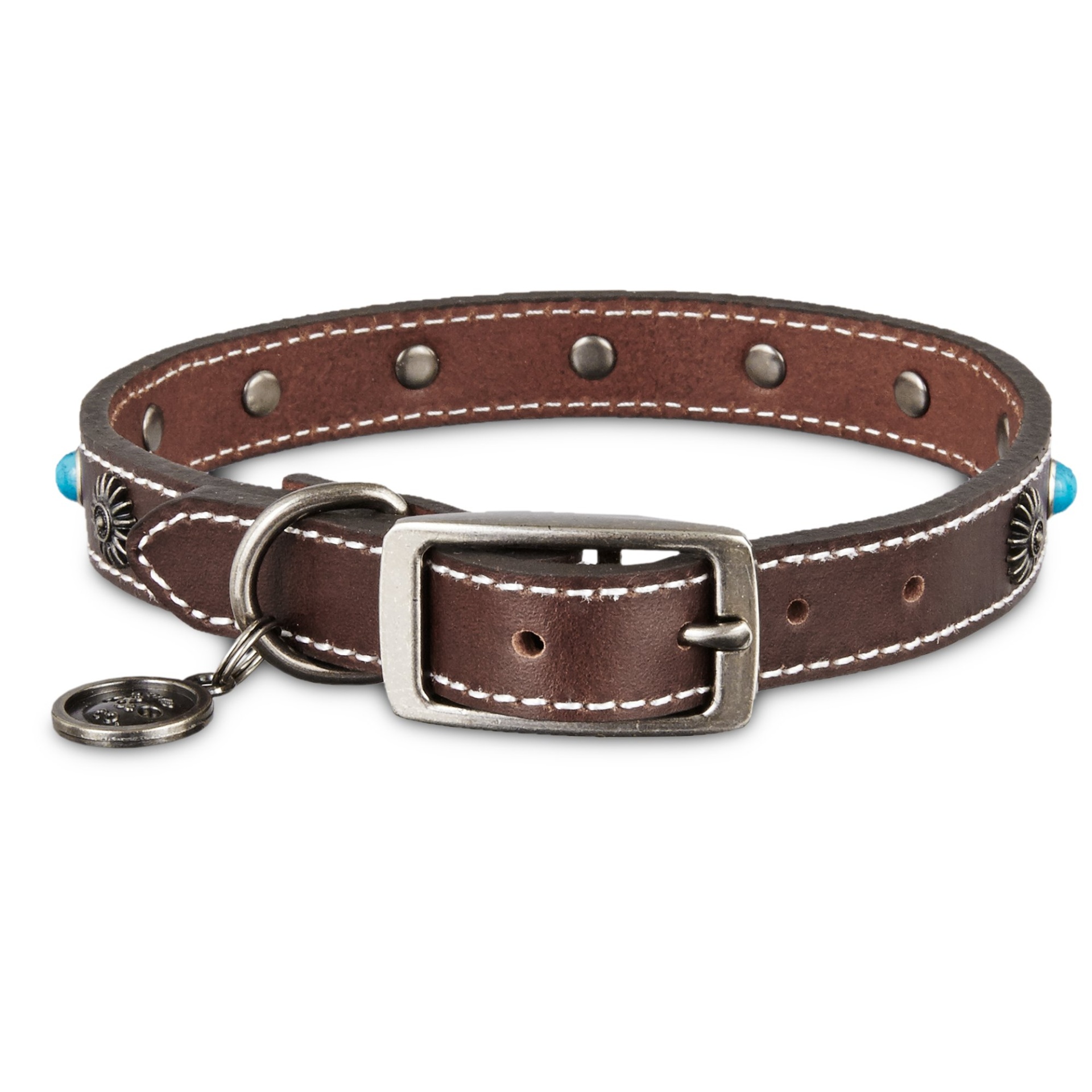 Bond & co outlet leather dog collar