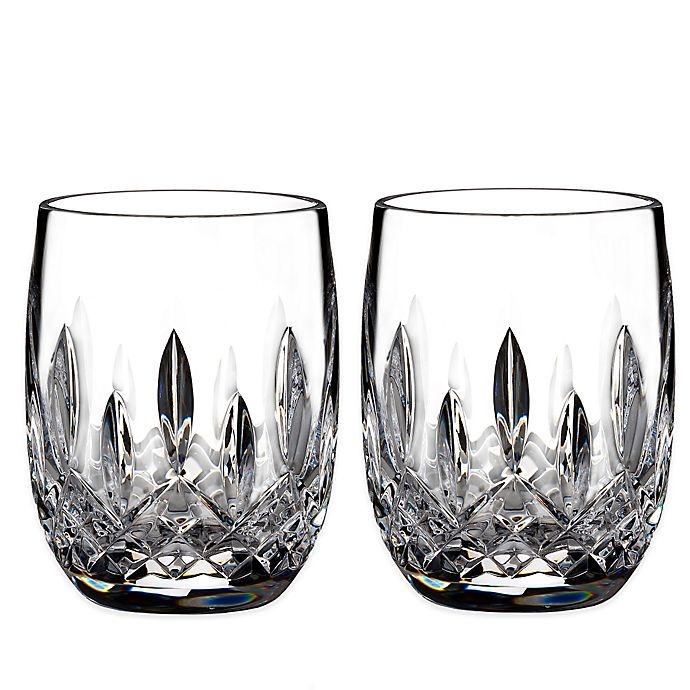 slide 1 of 2, Waterford Lismore Rounded Tumblers, 2 ct