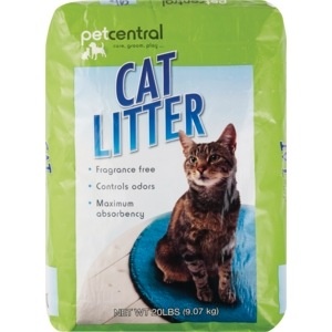 slide 1 of 1, Pet Central Pet Control Cat Litter, 20 lb