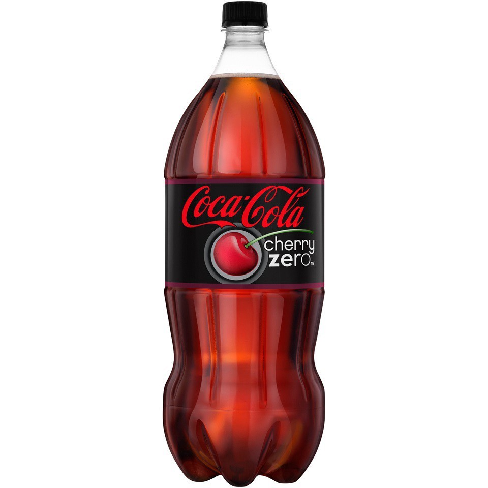 slide 1 of 7, Coca-Cola Zero Cherry Zero- 2 liter, 2 liter