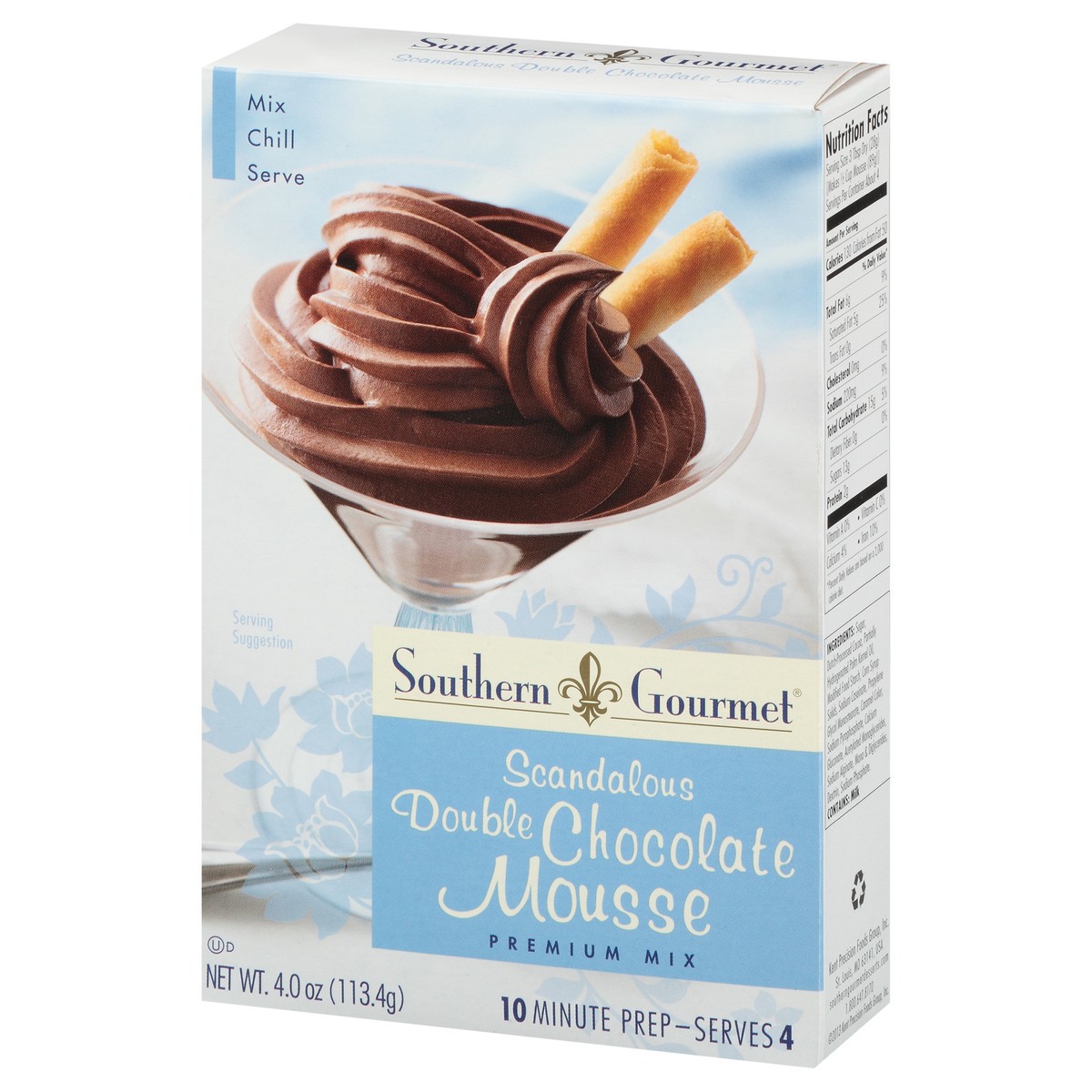 slide 3 of 11, Southern Gourmet Premium Scandalous Double Chocolate Mousse Mix 4 oz, 4 oz