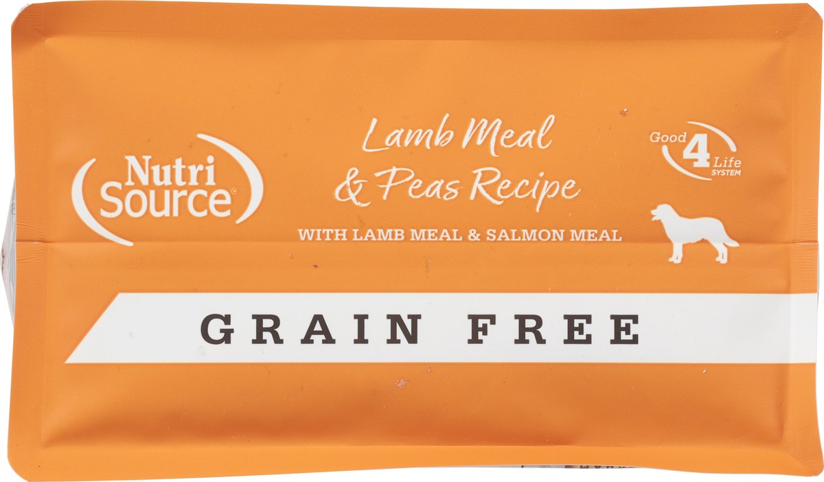 slide 4 of 16, NutriSource Grain Free Lamb Meal & Peas Recipe with Lamb Meal & Salmon Meal Dog Food 4 lb, 4 lb