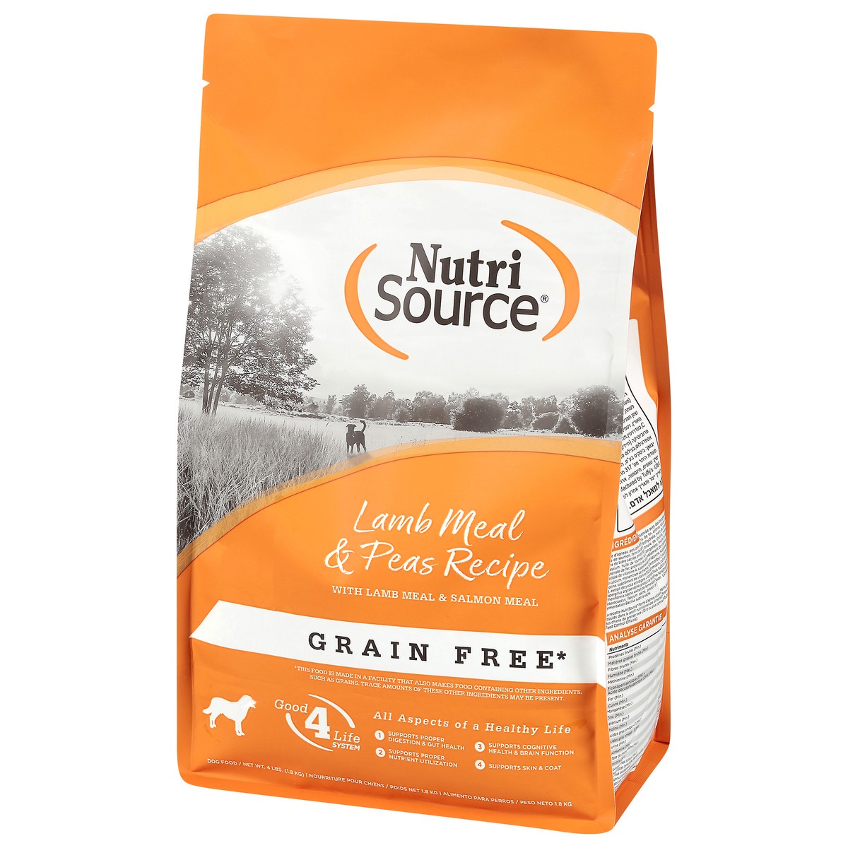 slide 2 of 16, NutriSource Grain Free Lamb Meal & Peas Recipe with Lamb Meal & Salmon Meal Dog Food 4 lb, 4 lb