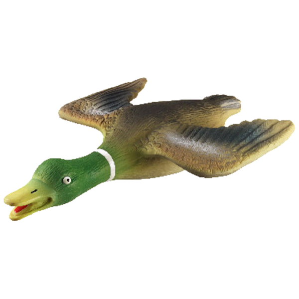slide 1 of 3, Meijer Latex Flying Duck with Quack Dog Toy, 1 ct