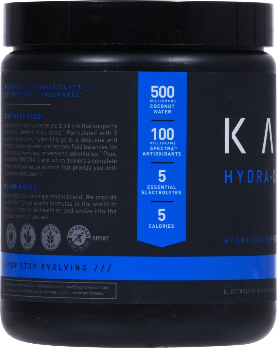 slide 3 of 12, Kaged Hydra-Charge Fruit Punch Hydration Support 10.16 oz, 9.73 oz