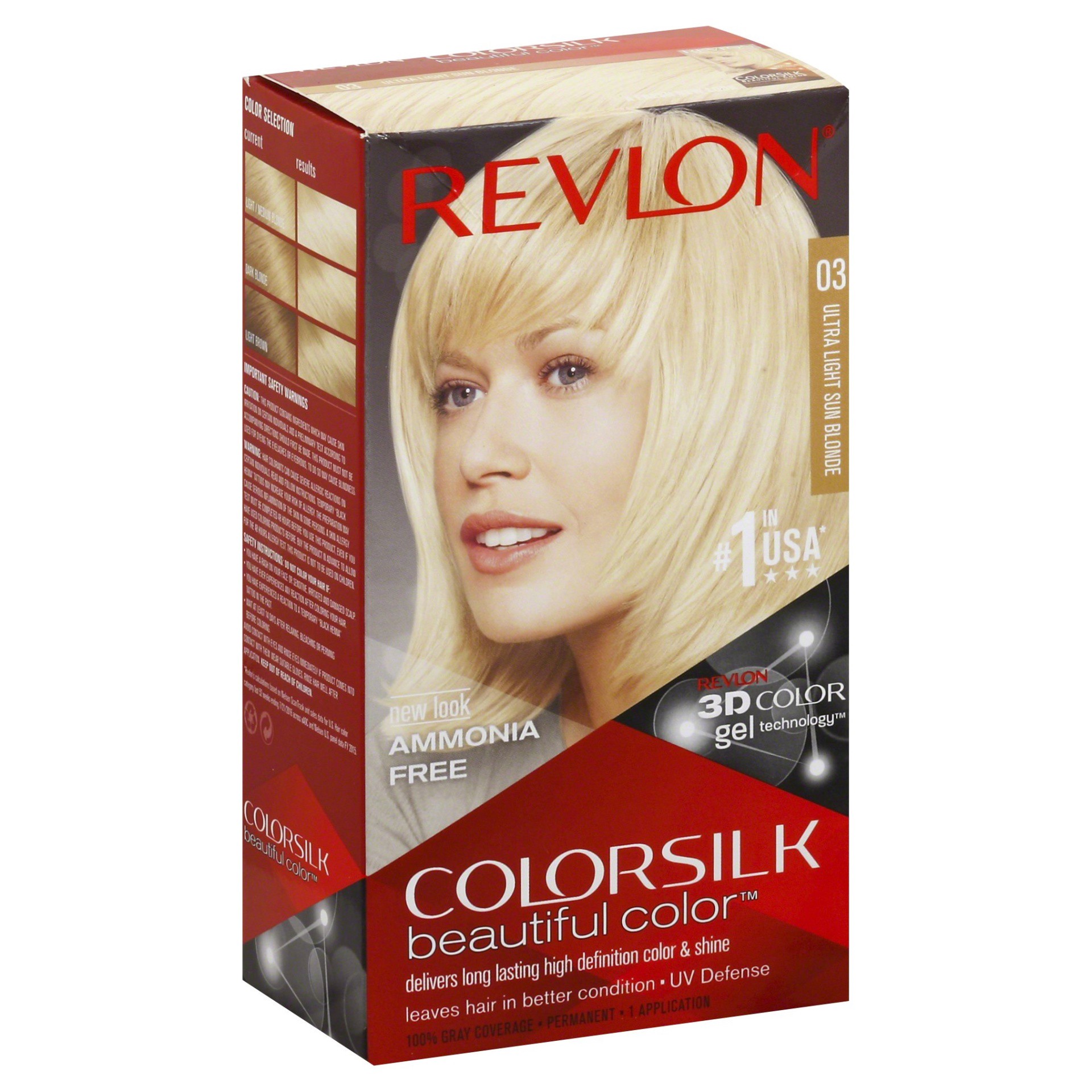 slide 1 of 1, Revlon Colorsilk Hair Color - Ultra Light Sun Blonde, 1 ct