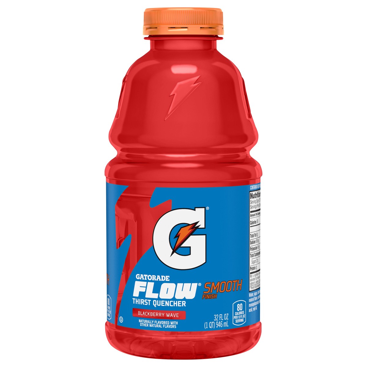 slide 4 of 7, Gatorade Flow Smooth Finish Blackberry Wave Thirst Quencher - 32 oz, 32 oz