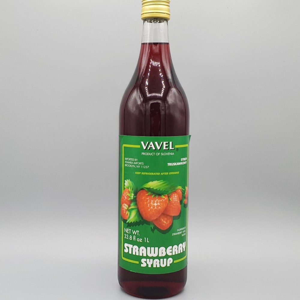 slide 1 of 1, Vavel Strwbry Syrup - 33.8 fl oz, 33.8 fl oz
