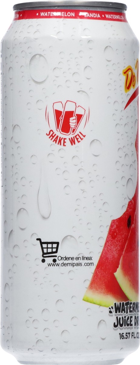 slide 4 of 13, De Mi Pais Watermelon Juice Drink 16.57 fl oz, 16.57 fl oz