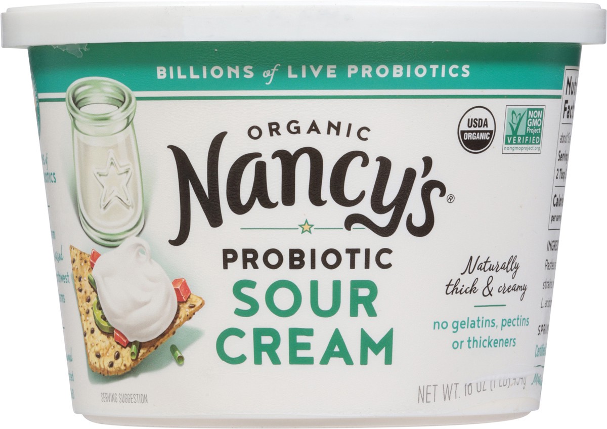 slide 4 of 15, Nancy's Organic Probiotic Sour Cream 16 oz, 16 oz