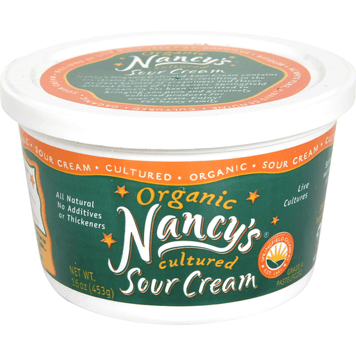 slide 1 of 1, Nancy's Organic Cultured Sour Cream, 16 oz