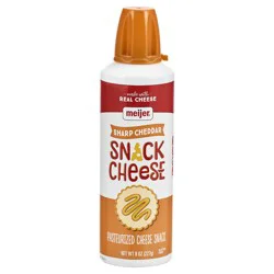 Meijer Spray Cheese Sharp Cheddar
