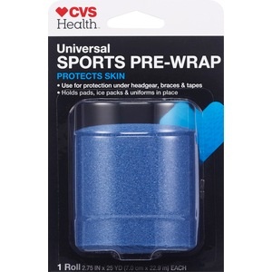 slide 1 of 1, CVS Health Universal Sports Pre-Wrap Protects Skin, 1 ct