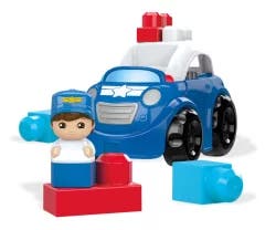 Mattel Mega Bloks First Builders Lil Vehicles Peter Police Car
