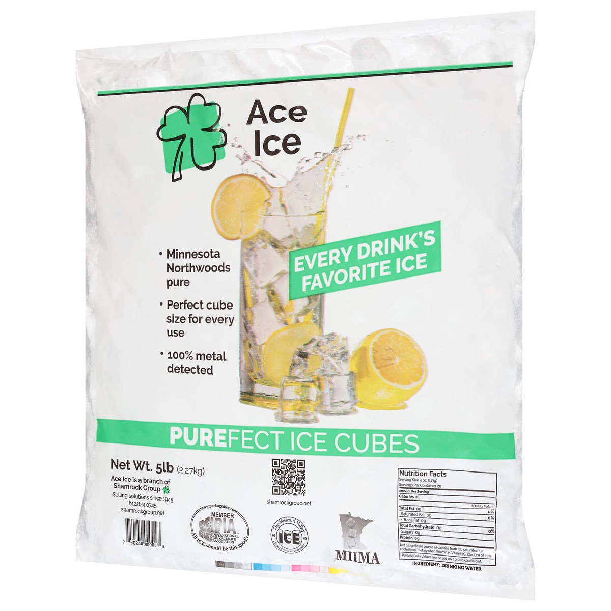 slide 13 of 14, Ace Ice Purefect Ice Cubes 5 lb, 5 lb