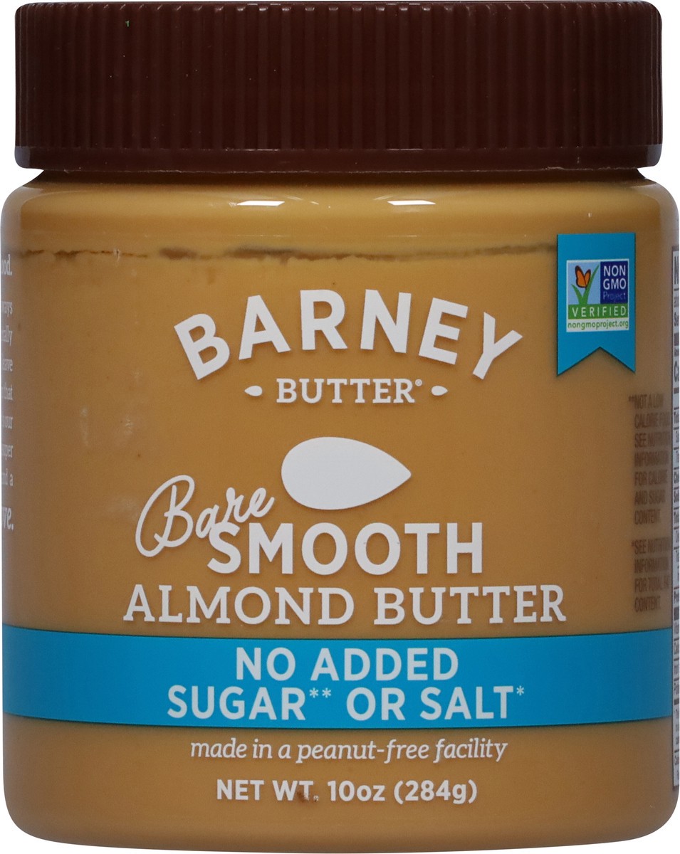 slide 6 of 9, Barney Butter Bare Smooth Almond Butter No Added Sugar Or Salt, 10 oz