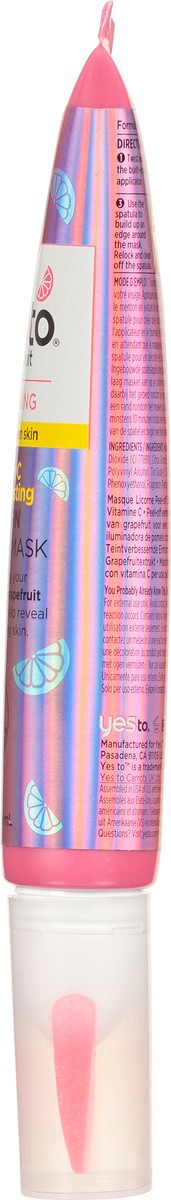 slide 7 of 9, Yes to Grapefruit Vitamin C Glow-Boosting Brightening Peel-Off Mask 2 oz, 2 oz