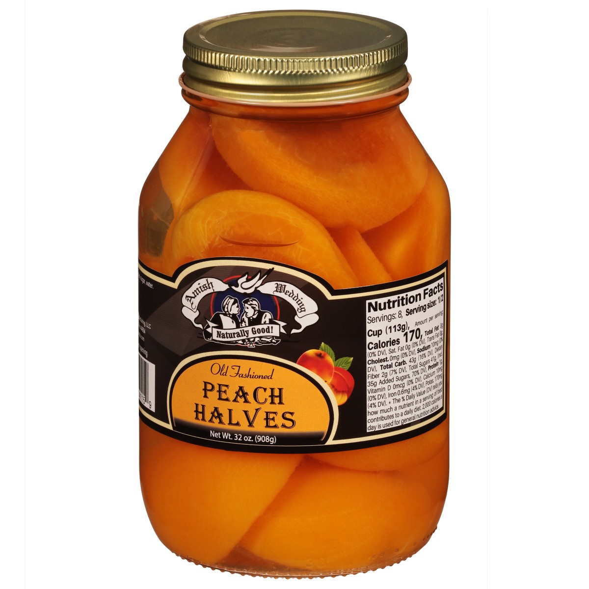 slide 11 of 13, Amish Wedding Peach Halves, 32 oz