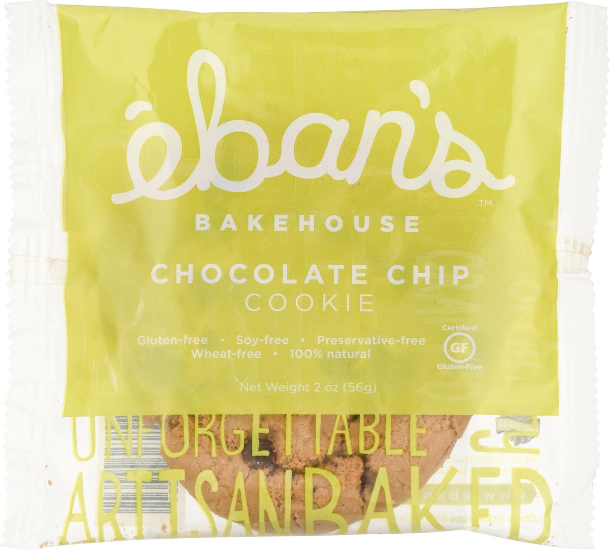 slide 6 of 13, Eban's Chocolate Chip Cookie 2 oz, 1 ct