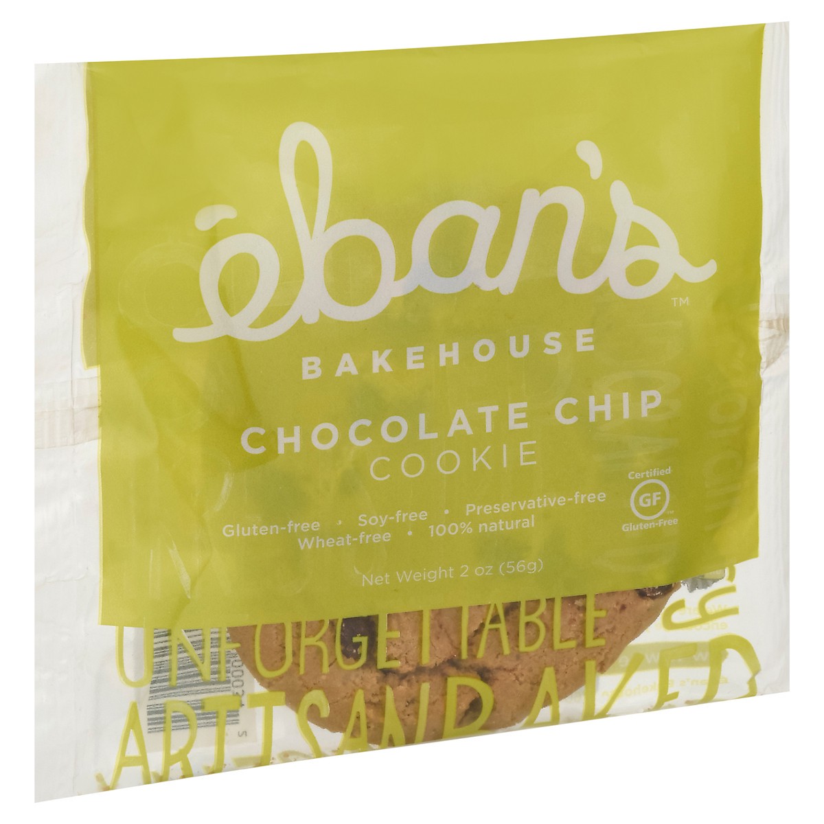 slide 7 of 13, Eban's Chocolate Chip Cookie 2 oz, 1 ct
