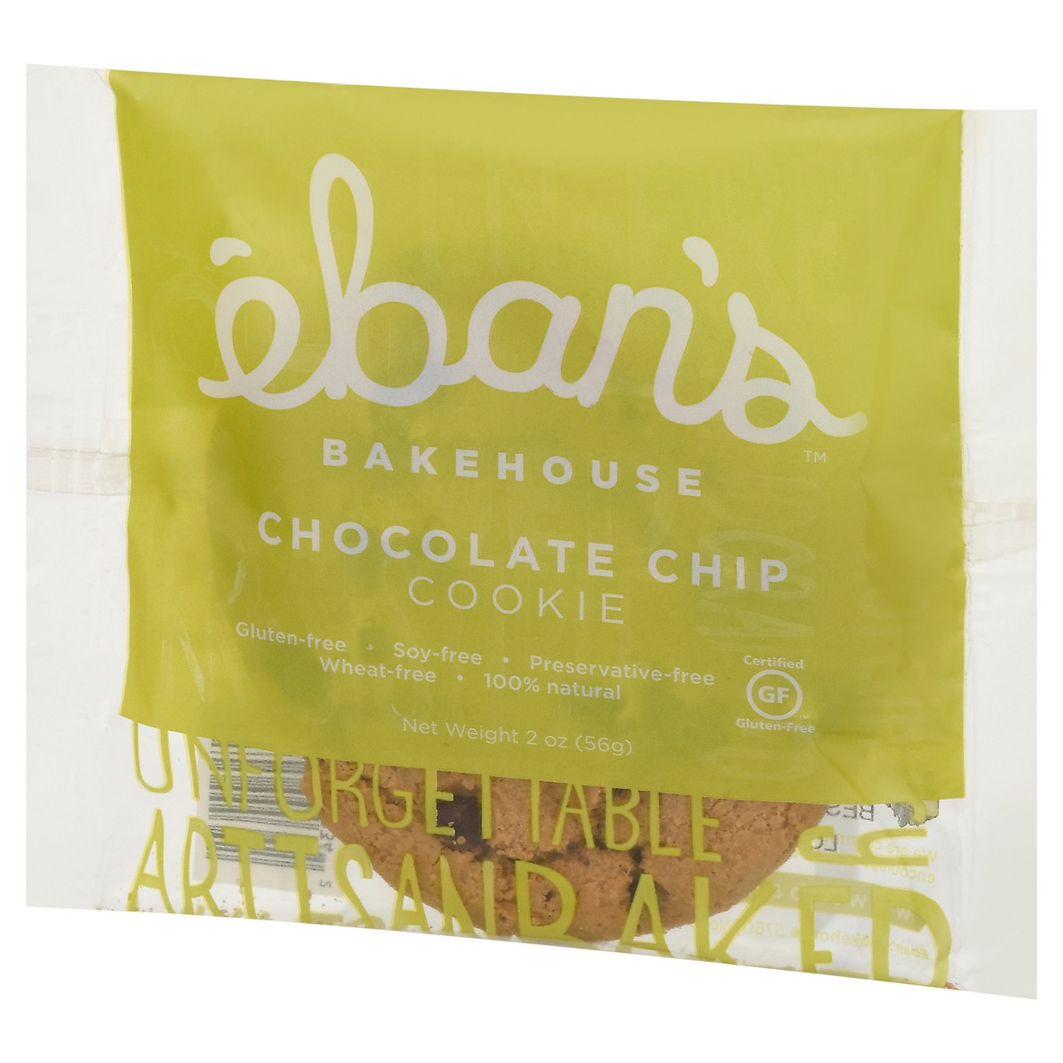 slide 8 of 13, Eban's Chocolate Chip Cookie 2 oz, 1 ct