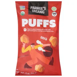 Frankie's Organic Oven-Baked BBQ Puffs 4 oz