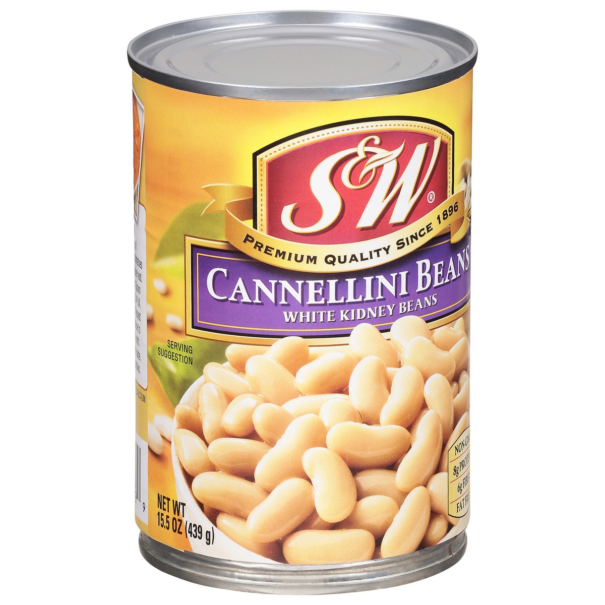slide 5 of 11, S&W White Kidney Beans Cannellini Beans 15.5 oz, 