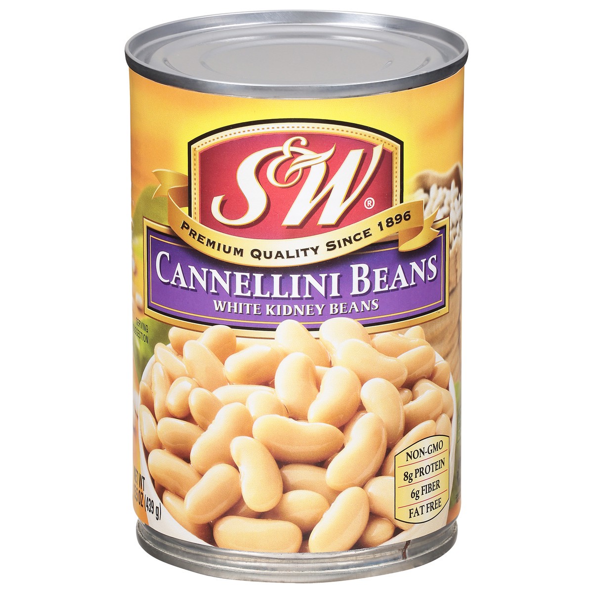slide 2 of 11, S&W White Kidney Beans Cannellini Beans 15.5 oz, 