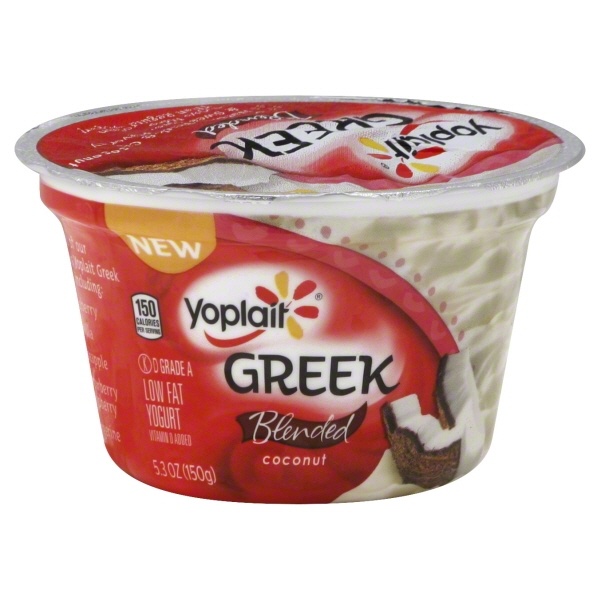 slide 1 of 3, Yoplait Coconut Blended Greek Yogurt, 5.3 oz