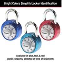 slide 7 of 9, Master Lock Standard Dial Combination Padlock 1561DAST, 1-7/8 inch wide, 1 ct