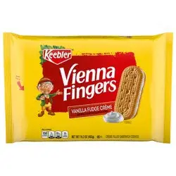 Keebler Vienna Fingers Vanilla Fudge Creme Sandwich Cookies 14.2 oz