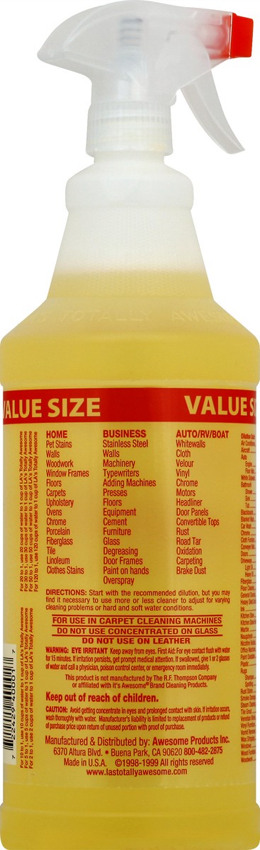 slide 5 of 9, LA's Totally Awesome Value Size All purpose Concentrated Cleaner 40 oz, 40 oz