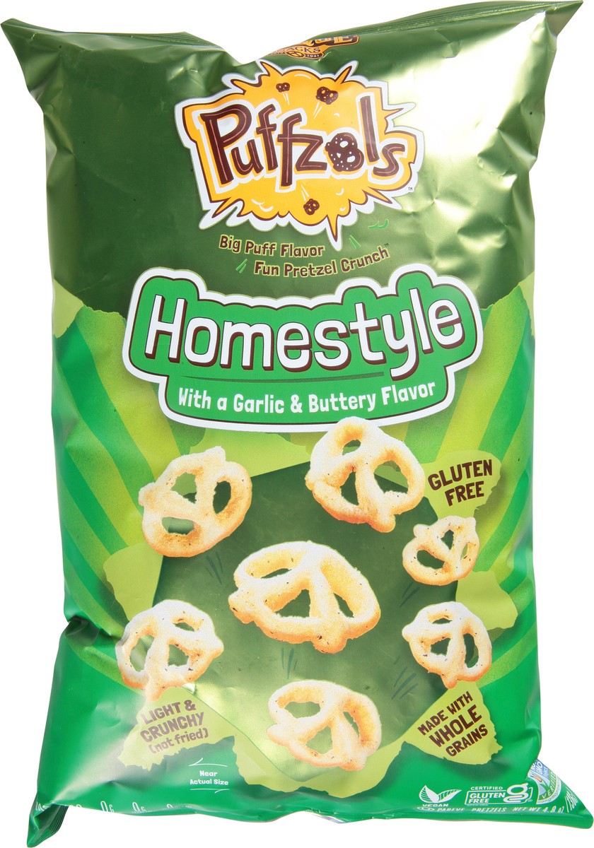 slide 2 of 9, Unique Snacks Puffzols Homestyle Pretzels 4.8 oz, 4.8 oz