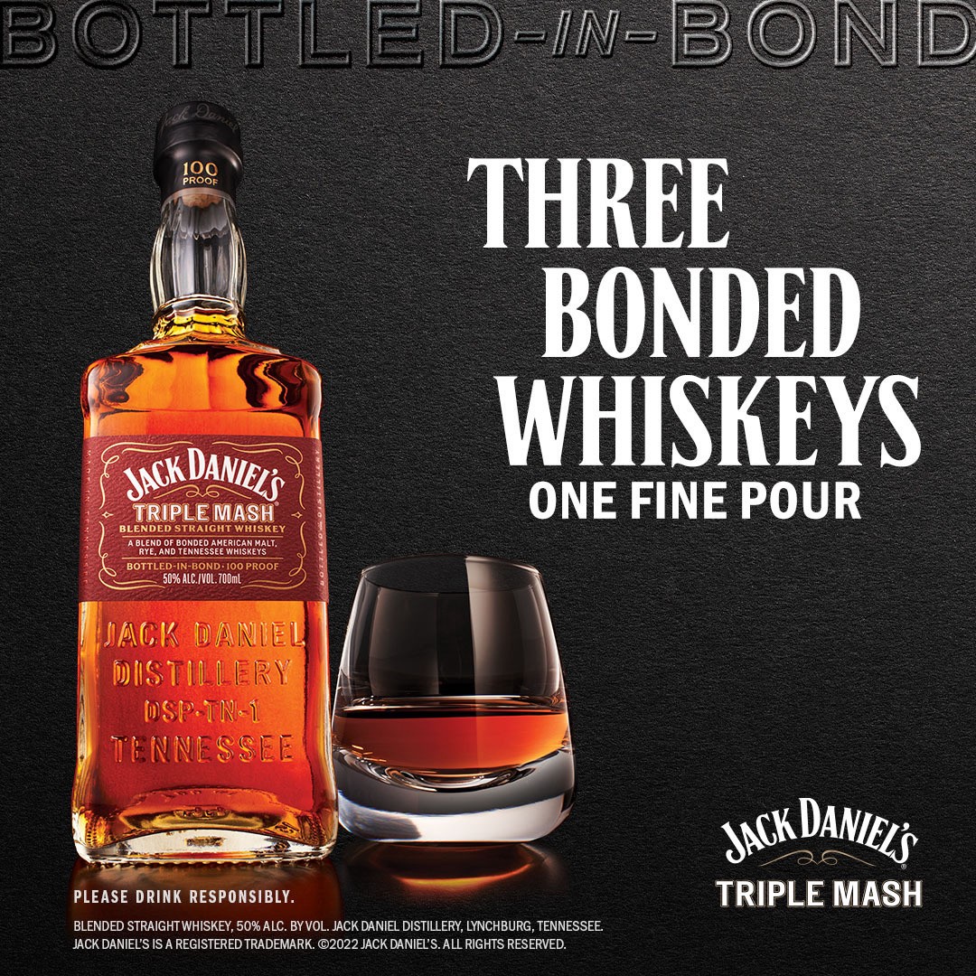 slide 2 of 4, Jack Daniel's Jack Daniel''s Triple Mash Blend of Straight Whiskeys, 100 Proof, 1 L, 1000 ml