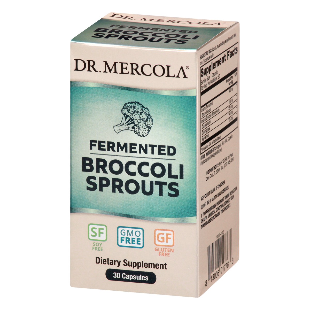 slide 6 of 9, Dr. Mercola Fermented Capsules Broccoli Sprouts 30 ea, 30 ct