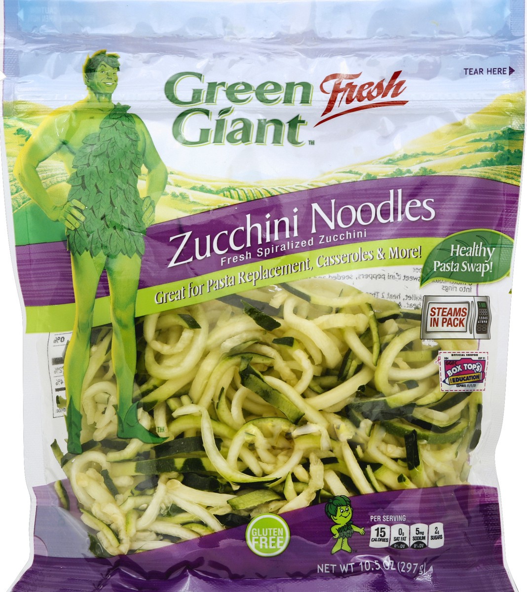 slide 2 of 3, Green Giant Fresh Zucchini Veggie Noodle, 10.5 oz