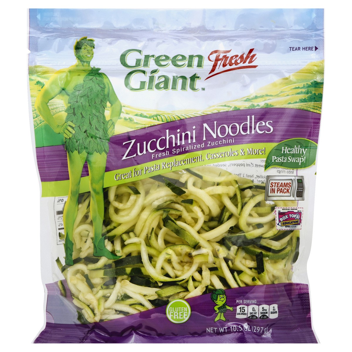 slide 3 of 3, Green Giant Fresh Zucchini Veggie Noodle, 10.5 oz