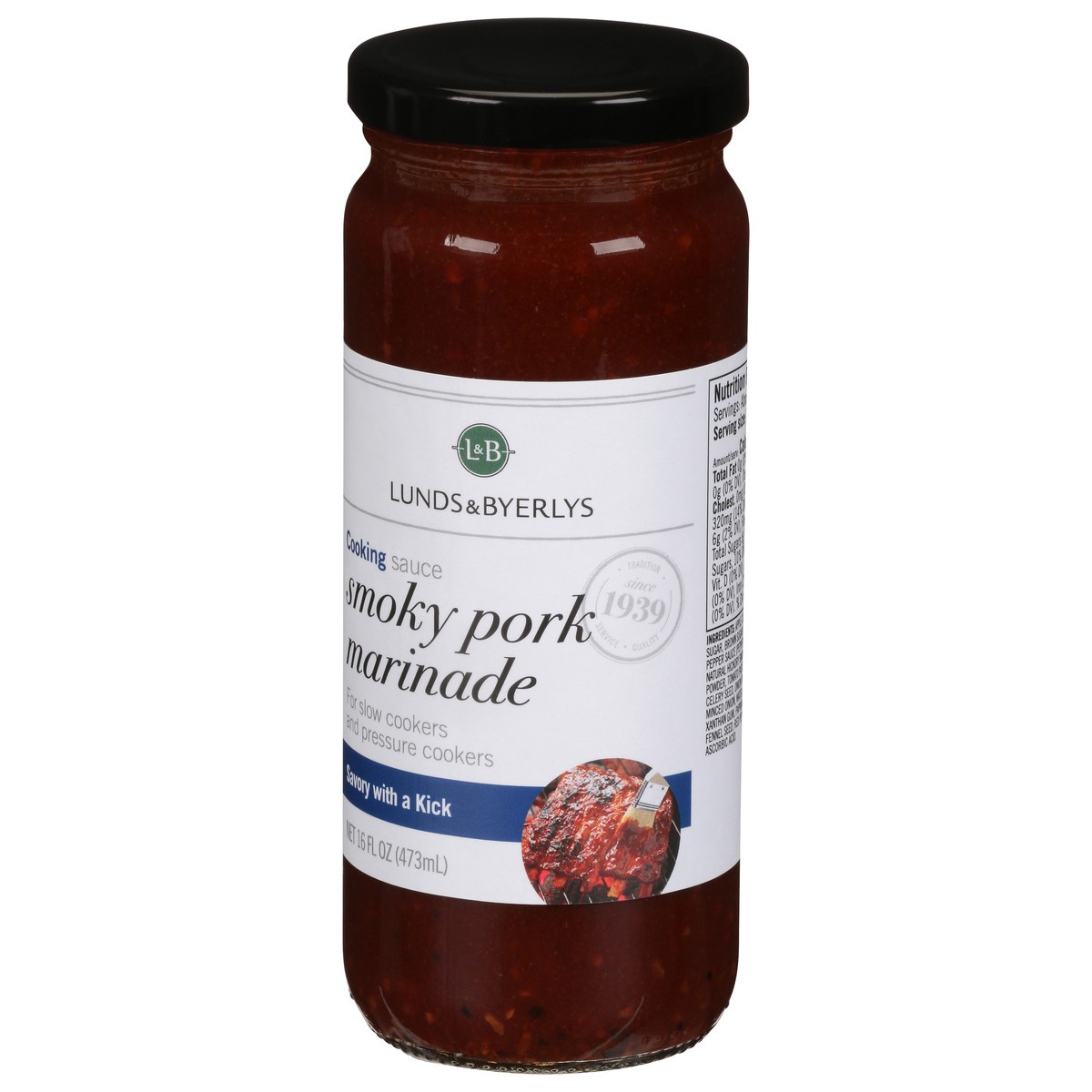 slide 10 of 13, Lunds & Byerlys Smoky Pork Marinade Cooking Sauce 16 fl oz, 16 fl oz