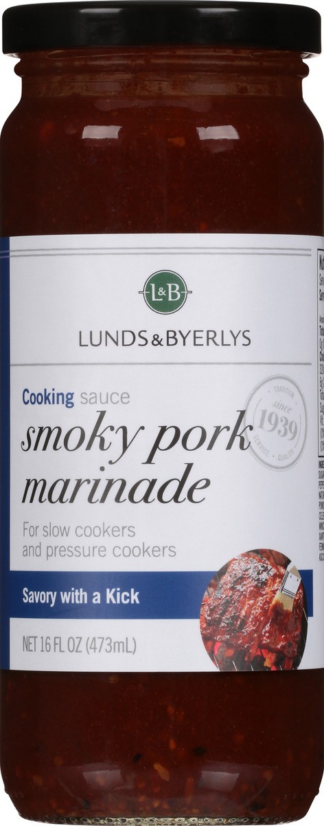 slide 6 of 13, Lunds & Byerlys Smoky Pork Marinade Cooking Sauce 16 fl oz, 16 fl oz