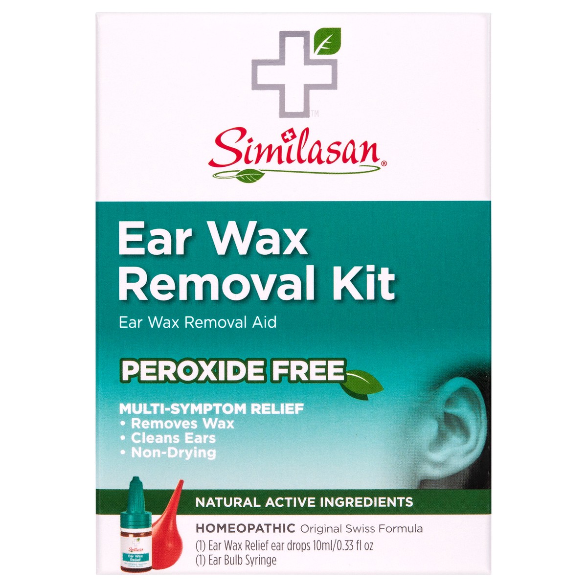slide 1 of 7, Similasan Peroxide Free Ear Wax Removal Kit, 0.33 oz