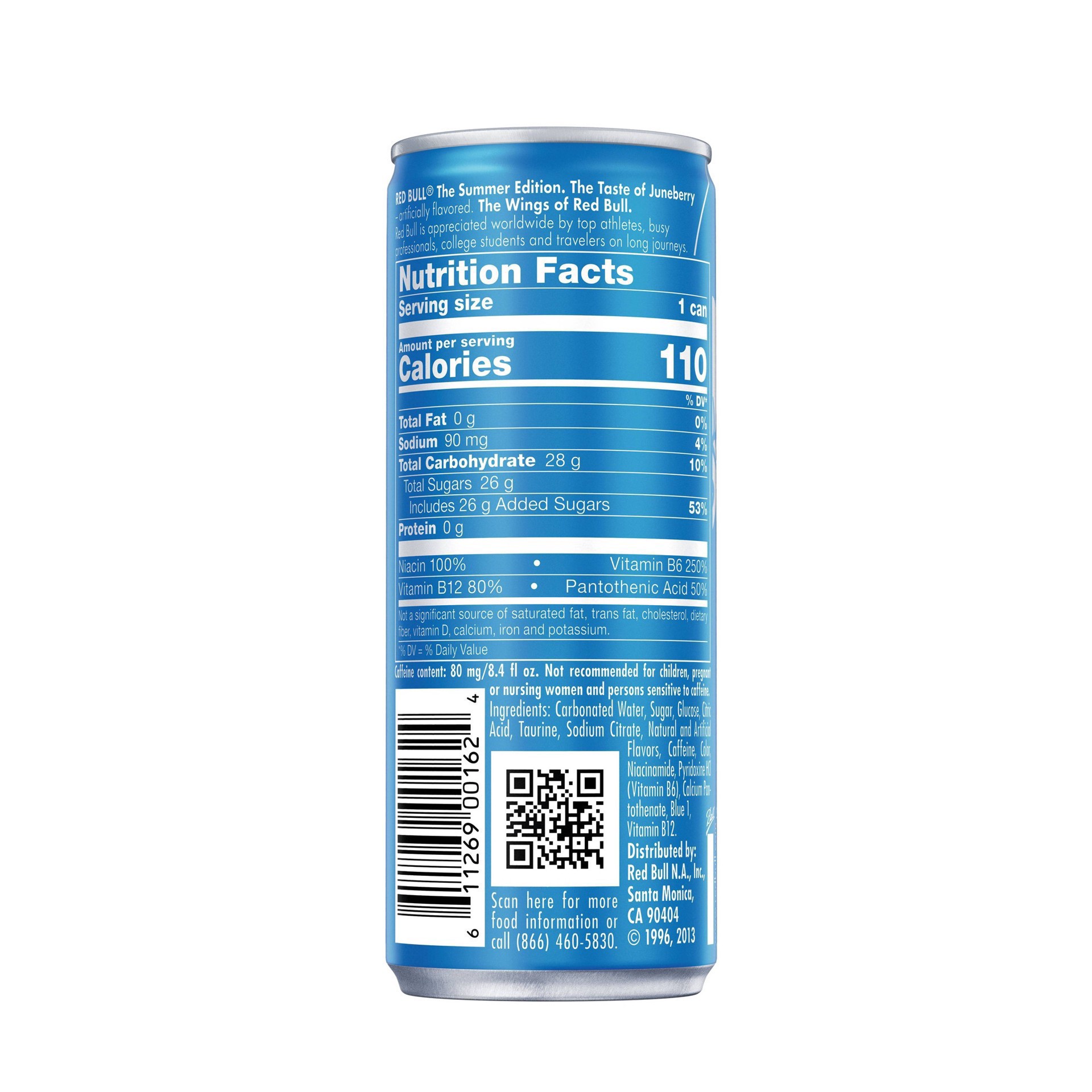 slide 5 of 12, Red Bull The Sea Blue Edition Juneberry Energy Drink - 8.40 fl oz, 8.40 fl oz