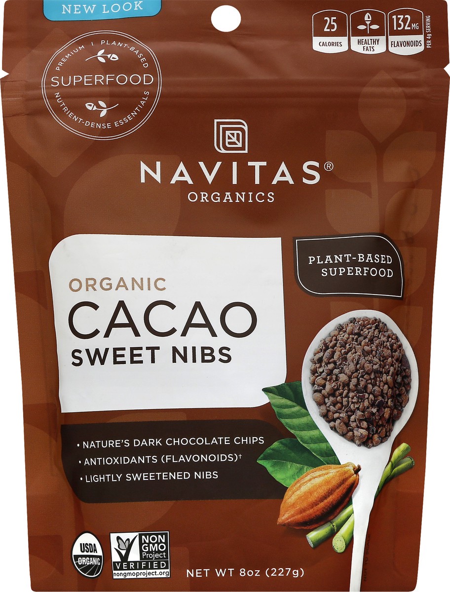 slide 5 of 13, Navitas Organic Cacao Sweet Nibs 8 oz, 8 oz